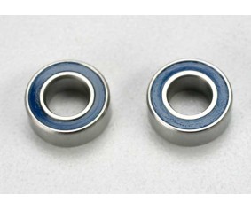 Traxxas Ball Bearing, Blue Rubber Sealed (5x10x4mm) (2)