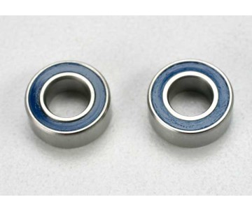 Traxxas Ball Bearing, Blue Rubber Sealed (5x10x4mm) (2)