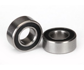 Traxxas Ball Bearing, Black Rubber Sealed (5x10x4mm) (2)