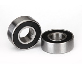 Traxxas Ball Bearing, Black Rubber Sealed (5x11x4mm) (2)