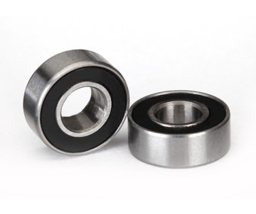 Traxxas Ball Bearing, Black Rubber Sealed (5x11x4mm) (2)