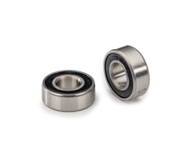 Traxxas Ball bearing, black rubber sealed, stainless (5x11x4mm) (2)