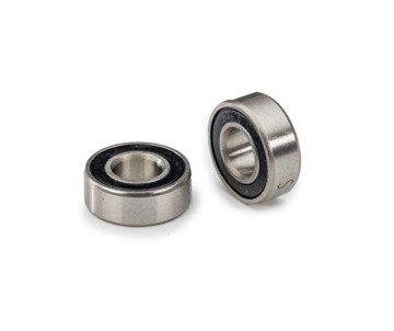 Traxxas Ball bearing, black rubber sealed, stainless (5x11x4mm) (2)