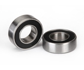 Traxxas Ball Bearing, Black Rubber Sealed (6x12x4mm) (2)