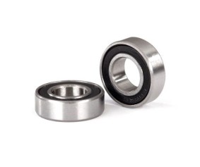 Traxxas 8x16x5mm Ball Bearing (2) Black Rubber Sealed