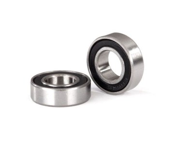 Traxxas 8x16x5mm Ball Bearing (2) Black Rubber Sealed