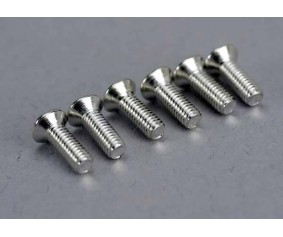 Traxxas Screws, 2.6x8mm countersunk machine (6)
