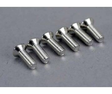 Traxxas Screws, 2.6x8mm countersunk machine (6)