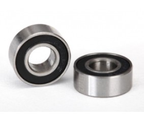 Traxxas Ball Bearings, Black Rubber Sealed (6x13x5mm) (2)
