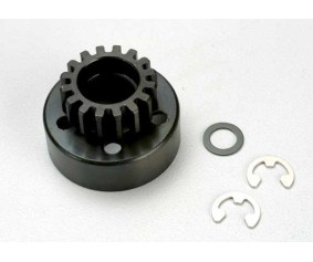 Traxxas, Clutch bell (15-tooth)/5x8x0.5mm fiber washer (2)/ 5mm e-clip (requires 5x11x4mm ball bearings part #4611)