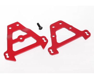 Traxxas Aluminum Bulkhead Tie Bars (Red)