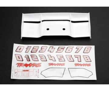 Traxxas Wing (White) with Decal Sheet