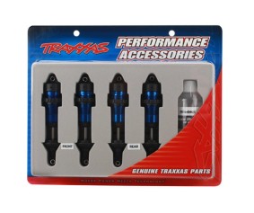 Traxxas Aluminum GTR Shock Set (Blue) (4)