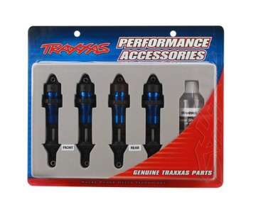 Traxxas Aluminum GTR Shock Set (Blue) (4)