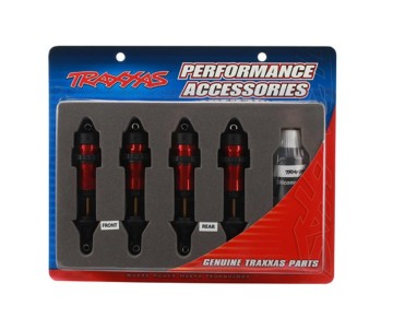 Traxxas Aluminum GTR Shock Set (Red) (4)