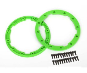 Traxxas Beadlock Style Sidewall Protector w/Hardware (Green) (2)