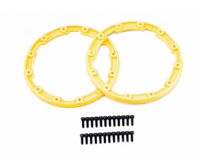 Traxxas Beadlock Style Sidewall Protector w/Hardware (Yellow) (2)