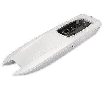 Traxxas Hull, DCB M41, white (no graphics) (fully assembled)