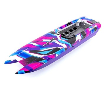 Traxxas Hull, DCB M41, Purple Graphics (Fully Assembled)