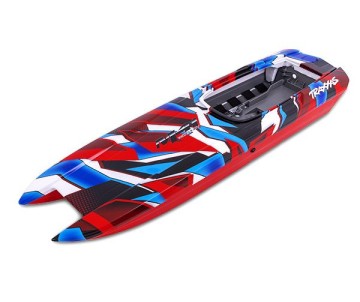 Traxxas Hull, DCB M41, Red Graphics (Fully Assembled)