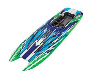 Traxxas Hull, DCB M41, green-x graphics (fully assembled)