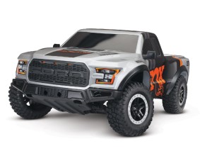 Traxxas Ford Raptor 1/10 2WD Replica Truck RTR with TQ 2.4GHz Radio System and XL-5 ESC (Fwd/Rev) Includes 7-Cell NiMH 3000mAh Traxxas Battery and 4-amp USB-C Charger w/ iD - Fox