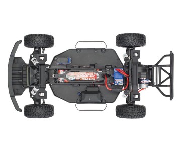 Traxxas Ford Raptor 1/10 2WD Replica Truck RTR with TQ 2.4GHz Radio System and XL-5 ESC (Fwd/Rev) Includes 7-Cell NiMH 3000mAh Traxxas Battery and 4-amp USB-C Charger w/ iD - Fox