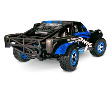 Traxxas Slash 1/10 2WD Short Course Racing Truck RTR Extreme Heavy Duty with TQ 2.4GHz Radio System, XL-5 ESC (Fwd/Rev) Includes 7-Cell NiMH 3000mAh Traxxas Battery and 4-amp USB-C Charger w/ iD - Blue