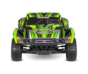Traxxas Ready-To-Race® with factory-installed Extreme HD components, waterproof, with TQ™ 2.4 GHz radio system, XL-5™ electronic speed control, 8.4 volt NiMH 3000 mAh Power Cell™ battery, 4-amp USB-C fast charger, and pre-painted clipless body - GreenX