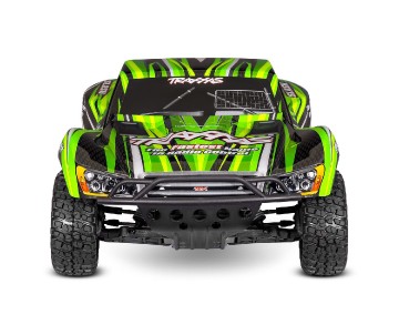 Traxxas Ready-To-Race® with factory-installed Extreme HD components, waterproof, with TQ™ 2.4 GHz radio system, XL-5™ electronic speed control, 8.4 volt NiMH 3000 mAh Power Cell™ battery, 4-amp USB-C fast charger, and pre-painted clipless body - GreenX