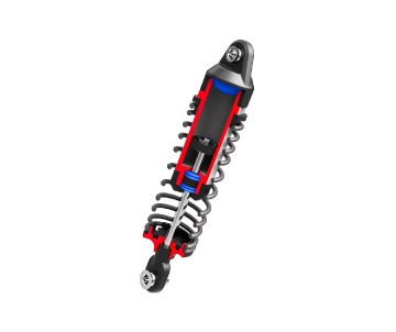 Traxxas Ready-To-Race® with factory-installed Extreme HD components, waterproof, with TQ™ 2.4 GHz radio system, XL-5™ electronic speed control, 8.4 volt NiMH 3000 mAh Power Cell™ battery, 4-amp USB-C fast charger, and pre-painted clipless body - RedX