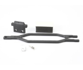 Traxxas Hold down, battery/ hold down retainer/ battery post/ foam spacer/ angled body clip