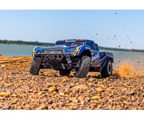 Traxxas Slash Brushless 1/10-Scale 2WD Short Course Racing Truck with Clipless Body. Ready-To-Race with TQ 2.4GHz radio system and BL-2s brushless ESC(fwd/rev) Requires Battery and Charger - Blue