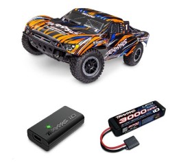 Traxxas Slash Brushless 1/10-Scale 2WD Short Course Racing Truck  with Clipless Body. Ready-To-Race with TQ 2.4GHz radio system and BL-2s brushless ESC (fwd/rev) Requires Battery and Charger - Orange