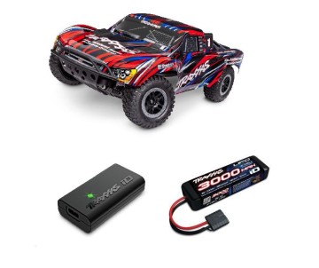 Traxxas Slash Brushless 1/10-Scale 2WD Short Course Racing Truck  with Clipless Body. Ready-To-Race with TQ 2.4GHz radio system and BL-2s brushless ESC (fwd/rev) Requires Battery and Charger - Red