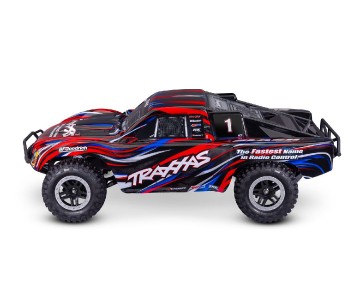 Traxxas Slash Brushless 1/10-Scale 2WD Short Course Racing Truck  with Clipless Body. Ready-To-Race with TQ 2.4GHz radio system and BL-2s brushless ESC (fwd/rev) Requires Battery and Charger - Red