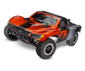 Traxxas Slash VXL: 1/10 Scale 2WD Brushless Short Course Racing Truck with TQi Traxxas Link Enabled 2.4GHz Radio System & Traxxas Stability Management (TSM) - Fox