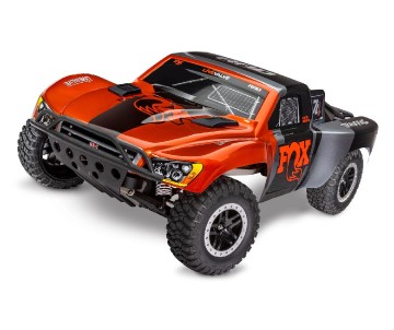 Traxxas Slash VXL: 1/10 Scale 2WD Brushless Short Course Racing Truck with TQi Traxxas Link Enabled 2.4GHz Radio System & Traxxas Stability Management (TSM) - Fox
