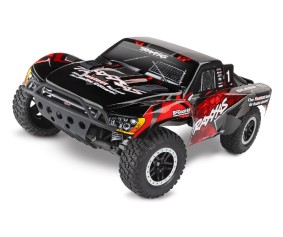 Traxxas Slash VXL: 1/10 Scale 2WD Brushless Short Course Racing Truck with TQi Traxxas Link Enabled 2.4GHz Radio System & Traxxas Stability Management (TSM) - Red