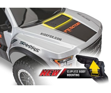 Traxxas 1/10 F150 Raptor BL-2S HD Clipless - Fox