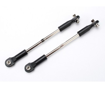 Traxxas Turnbuckles, toe links, 72mm (2) (assembled with rod ends and hollow balls)