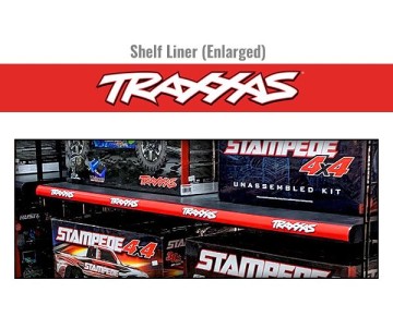 Traxxas Dealer Shelf Liner Red Vinyl - 48