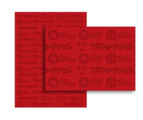Traxxas 18x24 Red Adhesive Wallpaper
