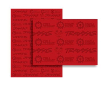 Traxxas 18x24 Red Adhesive Wallpaper