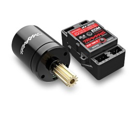 Traxxas TRX-4M® Brushless Power System, waterproof (includes ECM Brushless electronic control module (3-channel) and 3350Kv brushless motor)