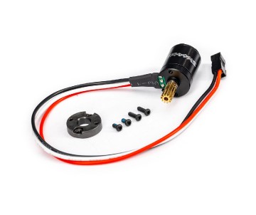 Traxxas Motor, 3350Kv, brushless/ mounting plate/ 2x6mm BCS (2)/ 2x4mm BCS (with threadlock) (2) (for #6250 TRX-4M® Brushless Power System)