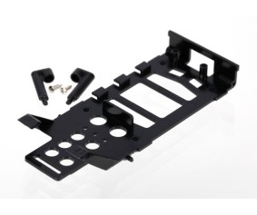 Traxxas Main Frame, Battery Holder (1)/ Canopy Mounting Posts (2)/ Screws (2)