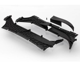 Traxxas Tunnels, Left & Right/Vent Cover/ 3x8mm CS (1)