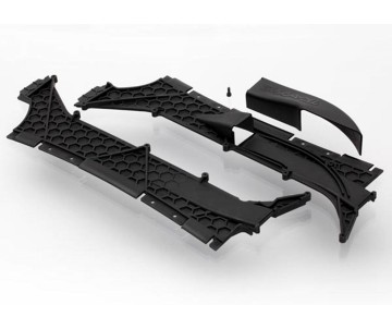 Traxxas Tunnels, Left & Right/Vent Cover/ 3x8mm CS (1)