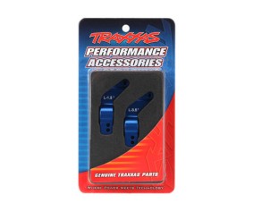 Traxxas Axle Carriers, Rear, 6061-T6 Aluminum, Left & Right (Blue-Anodized)